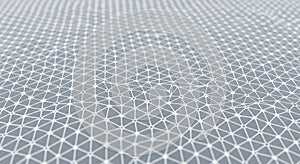 Geometric grid surface network shallow focus
