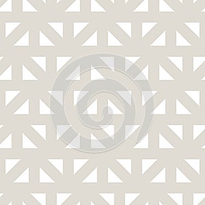 Geometric grid triangle minimal graphic vector pattern