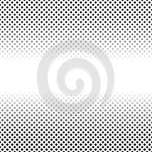 Geometric halftone pattern background - vector design from squares and circles