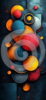 Geometric Harmony: Dynamic Abstract Shapes photo