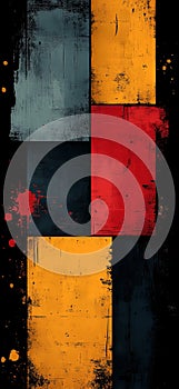 Geometric Harmony: Dynamic Abstract Shapes photo