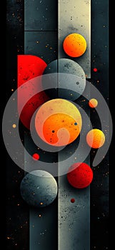Geometric Harmony: Dynamic Abstract Shapes photo