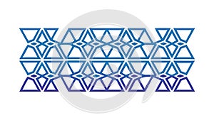 Geometric Hexagon Grid, Abstract Pattern Vector Art. vector design Generative AI