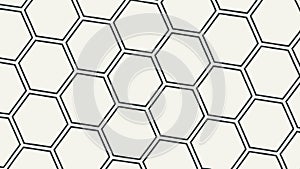 Geometric hexagon pattern, abstract texture and modern design vector design Generative AI