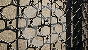 Geometric hexagon pattern black, abstract design, Stock Photo, Generative AI