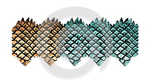 Geometric Hexagonal Mesh Pattern - Modern Abstract Grid, vector design Generative AI