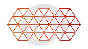 Geometric Honeycomb Pattern, Efficiency, Nature and Structure, vector design Generative AI