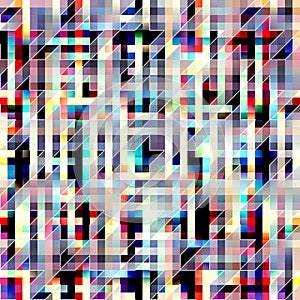 Geometric hounds-tooth pattern