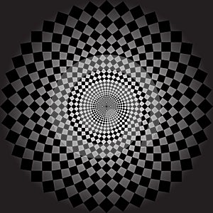 Geometric illusions background