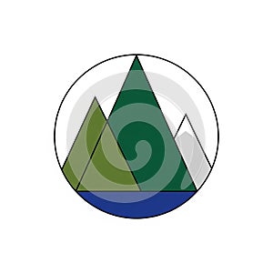 Simple clean lines form the shapes against a white background creating a