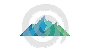 A plain white background emphasizing the simplicity and abstract