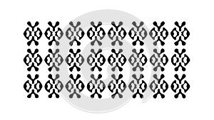 Geometric Interlocking Abstract Seamless Pattern Vector, vector design Generative AI