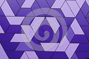 Geometric interlocking shapes create a modern architectural background design.