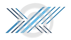 Geometric Intersecting Lines Abstract Pattern, vector design Generative AI