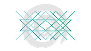Geometric Intersecting Lines Abstract Vector Pattern, vector design Generative AI