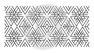 Geometric Intersecting Lines Diamond Pattern, vector design Generative AI