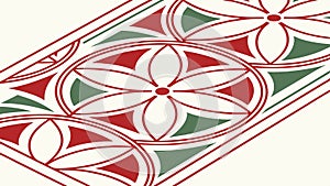 Geometric Intersecting Lines Pattern, vector design Generative AI