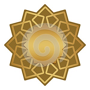 Geometric islamic ornament pattern vector 12 (40,40
