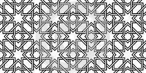 Geometric Islamic Seamless Pattern