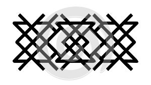 Geometric lattice pattern, abstract mesh texture, modern design vector design Generative AI