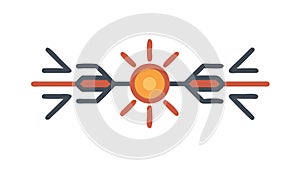 Geometric Lattice Pattern: Structure, Design, and Interconnection, vector design Generative AI