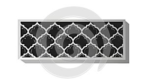 Geometric Lattice Pattern Texture, abstract decorative Generative AI