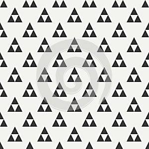 Geometric line monochrome abstract hipster seamless pattern with triangle. Wrapping paper. Scrapbook paper. Tiling