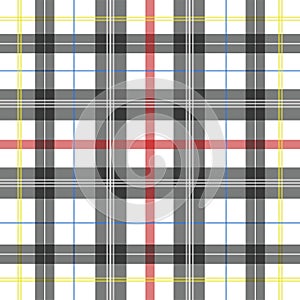 Seamless plaid line pattern design