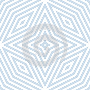 Geometric lines seamless pattern. Subtle light blue and white vector texture