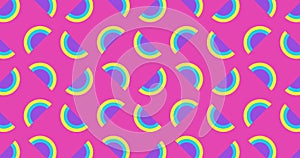 Geometric loop abstract background. Modern Animated Geometric pattern or background. 4K resolution geometric motion