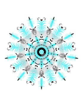 Geometric Mandala Illustration