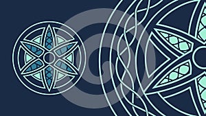 Geometric Mandala: Intricate Abstract Pattern, vector design Generative AI