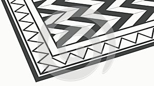 Geometric Maze Pattern Design Illustration, vector design Generative AI