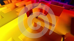 Geometric maze scheme abstract background.