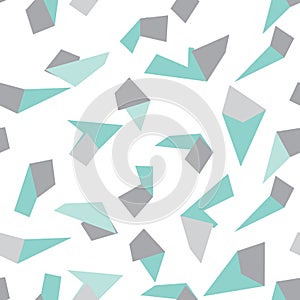 Geometric Memphis style modern seamless pattern