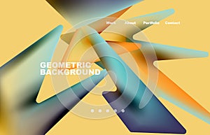 Geometric modern abstract background design