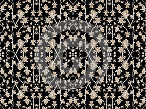 Geometric Modern Floral Pattern