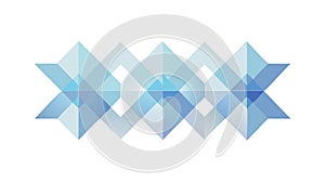 Geometric Mosaic: Abstract Diamond Pattern in Cool Tones, vector design Generative AI