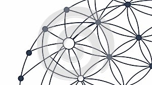 Geometric Network Vector, Abstract Connection Art, vector design Generative AI