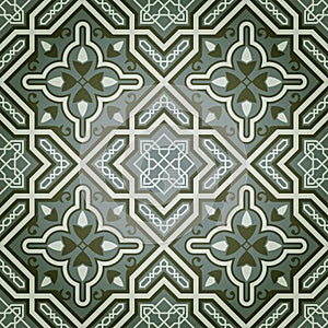 Geometric Oil Paint Decorative Seamless Pattern