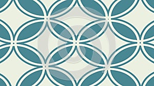 Geometric Oval Grid Seamless Pattern Vector, vector design Generative AI