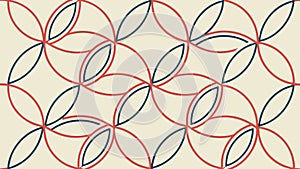 Geometric pattern abstract circular design element vector design Generative AI