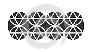 Geometric Pattern for Abstract Design and Texture, vector design Generative AI