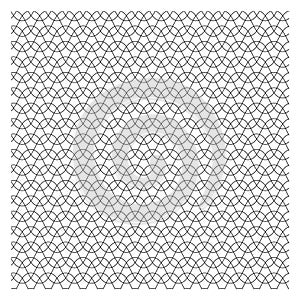 Geometric pattern. Abstract smooth curve line grid