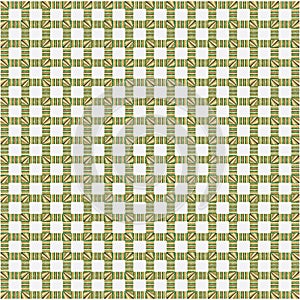 Geometric pattern background with blocks  in green and brown  color photo