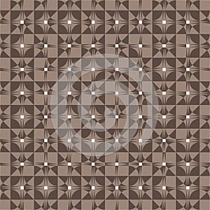 Geometric pattern background with rectangel in brown color photo