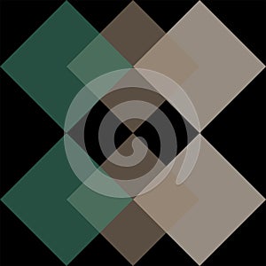 Geometric pattern on a black background photo