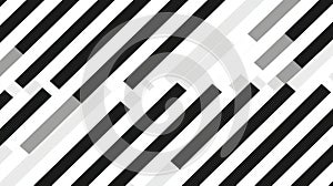 A geometric pattern of black and white diagonal stripes.