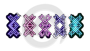 Geometric Pattern Border: Repeating Aztec Style Motif, vector design Generative AI