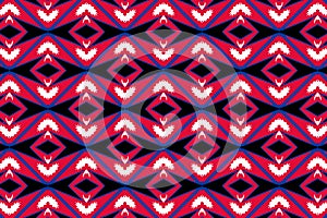 Geometric pattern in the colors of the national flag of Nepal. The colors of Nepal